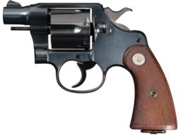  Colt New Service Revolver with Extremely Rare 2 Inch Barrel 