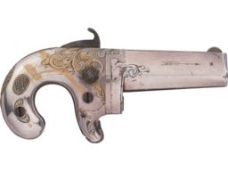 Engraved Moore's Patent Firearms Co. No. 1 Derringer