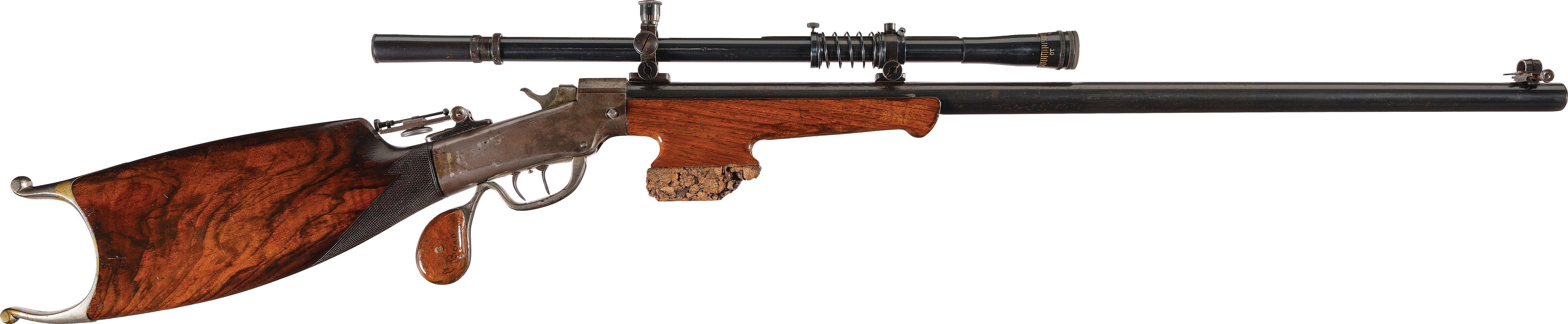Marlin Ballard Off-Hand Schuetzen Pattern Single Shot Rifle | Rock ...