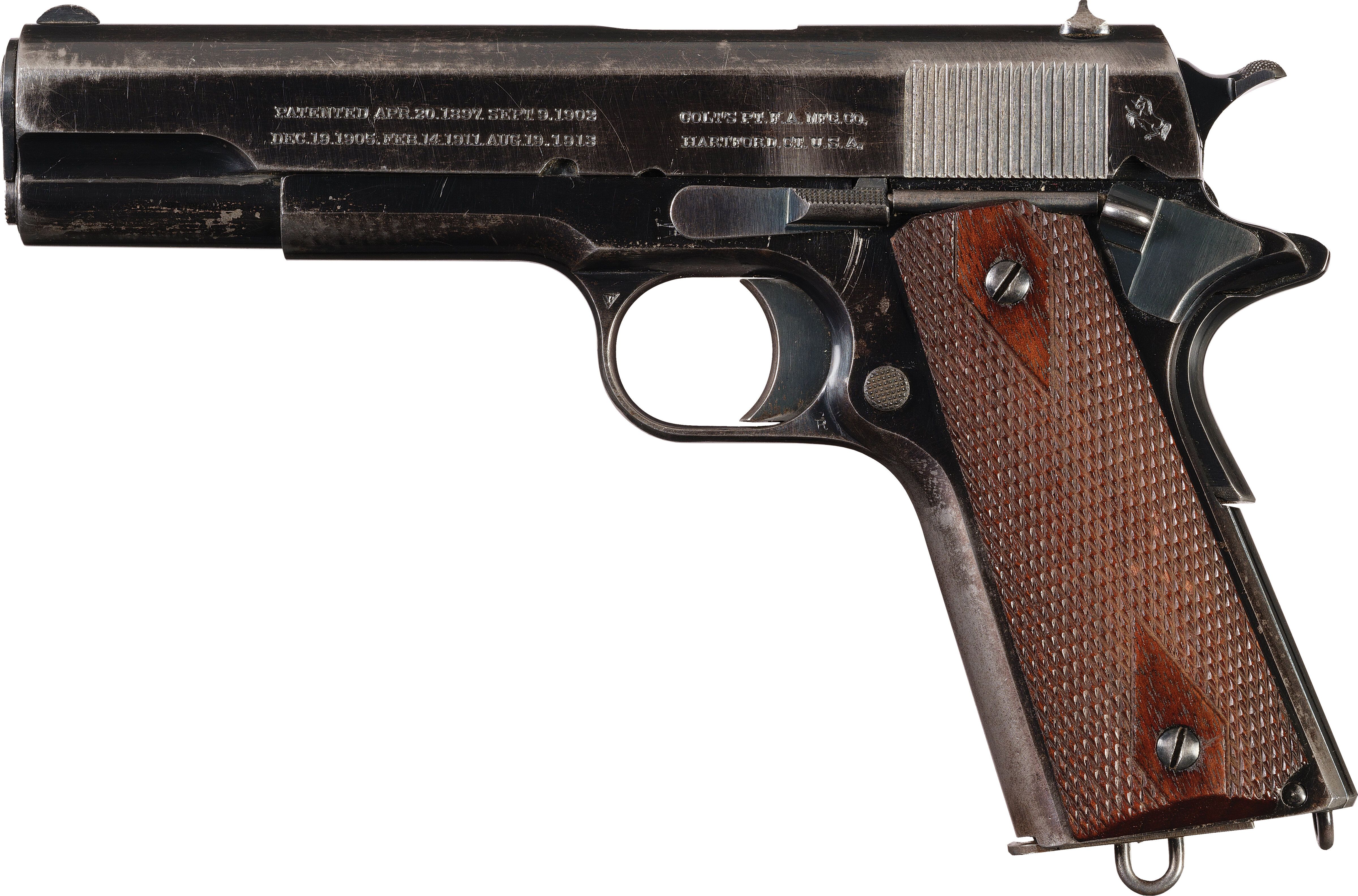 Documented WWI Canadian Contract Colt Government Model Pistol