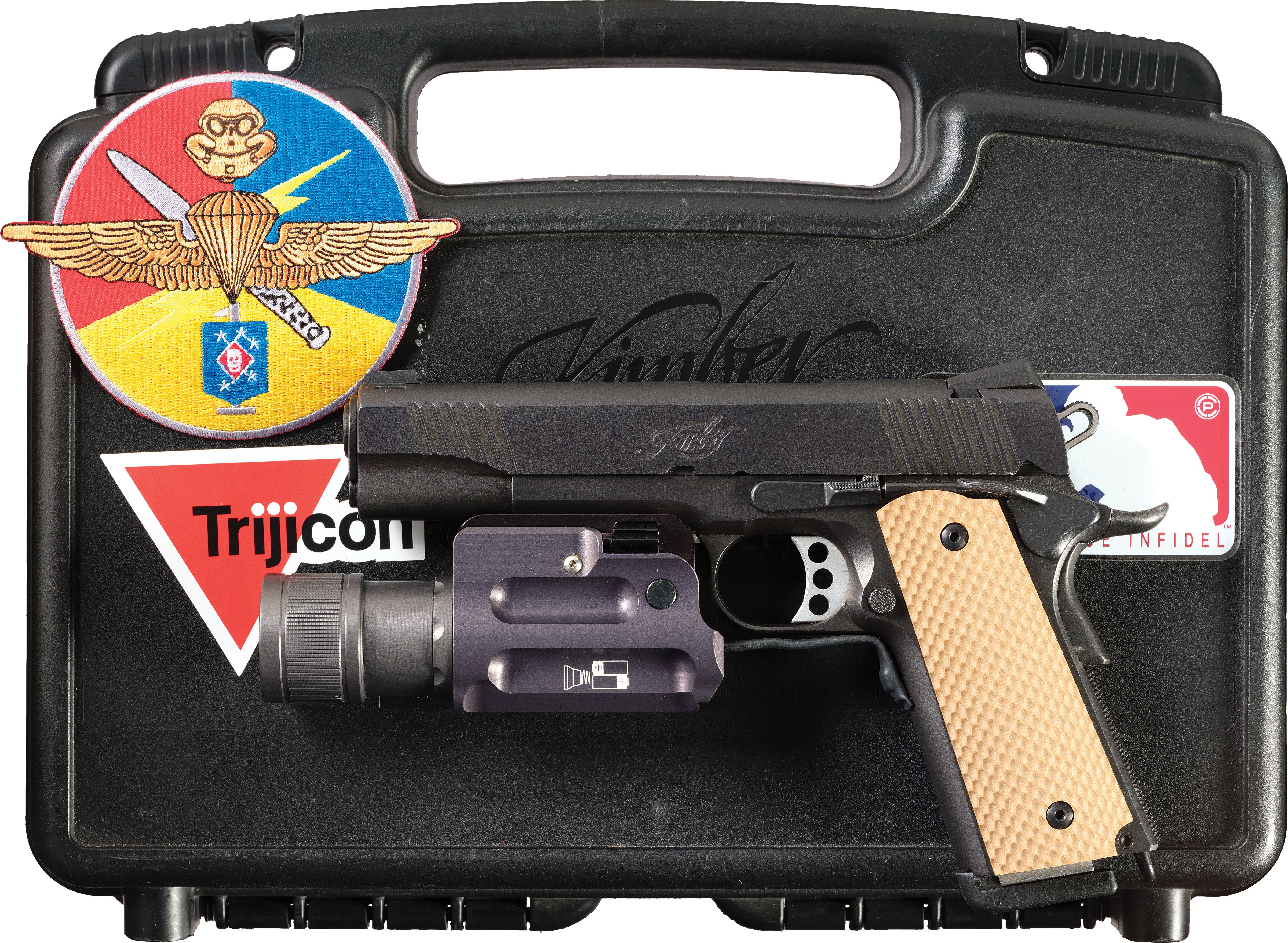 爆買い U.S. Rock | Case with Pistol 1911 DET-1 Kimber Corps Marine トイガン