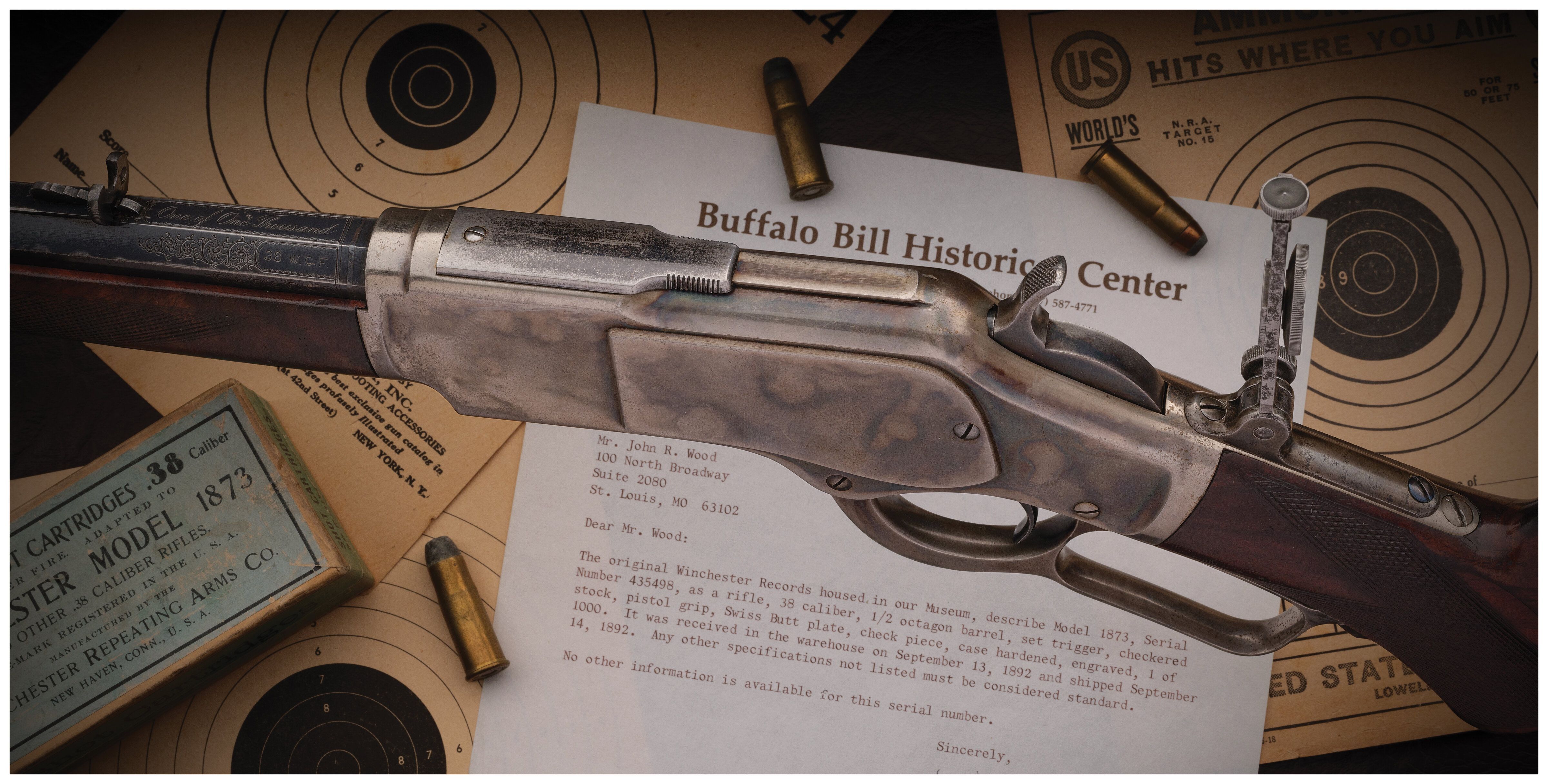 Ref: P1140G FUSIL WINCHESTER USA 1866 DENIX Homme/femme | La Joya Strasbourg 600x600