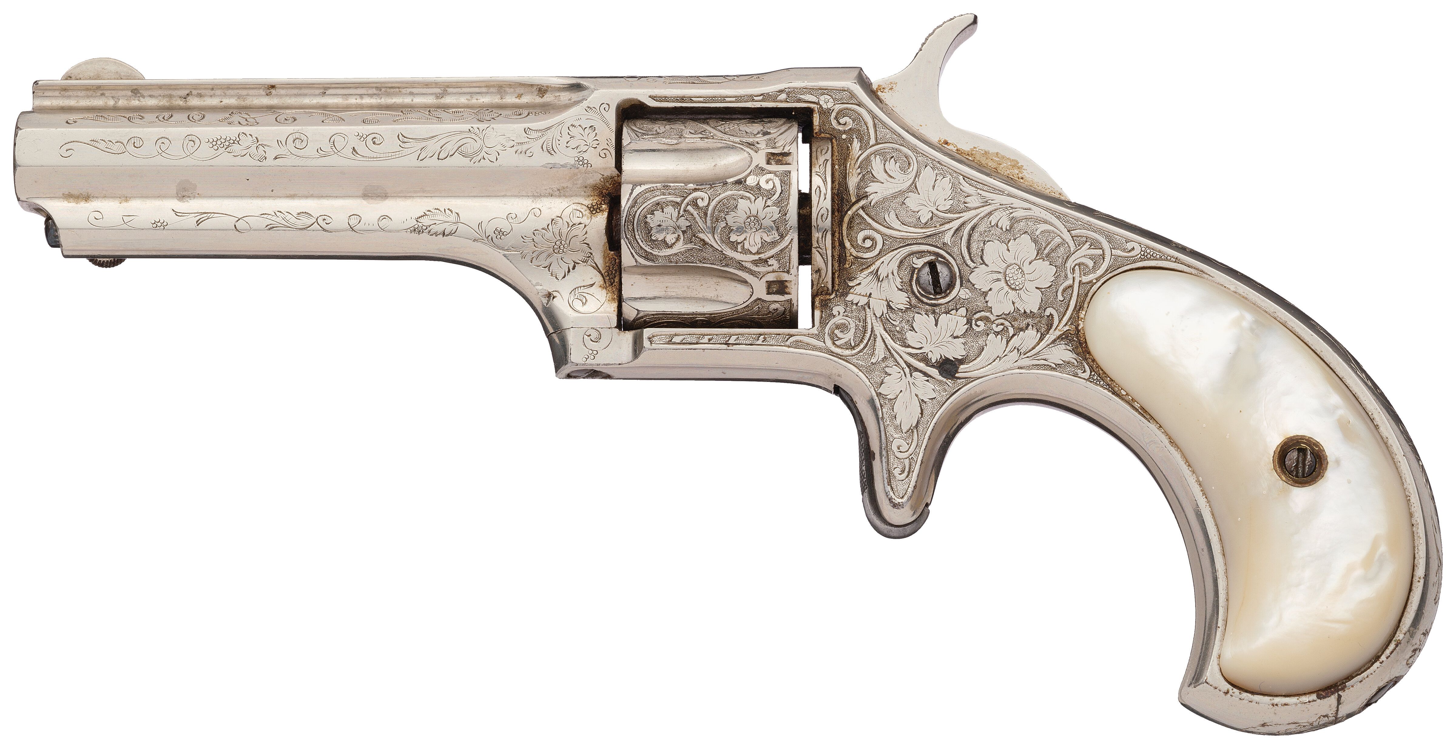 Engraved Remington-smoot New Model No. 1 Revolver 