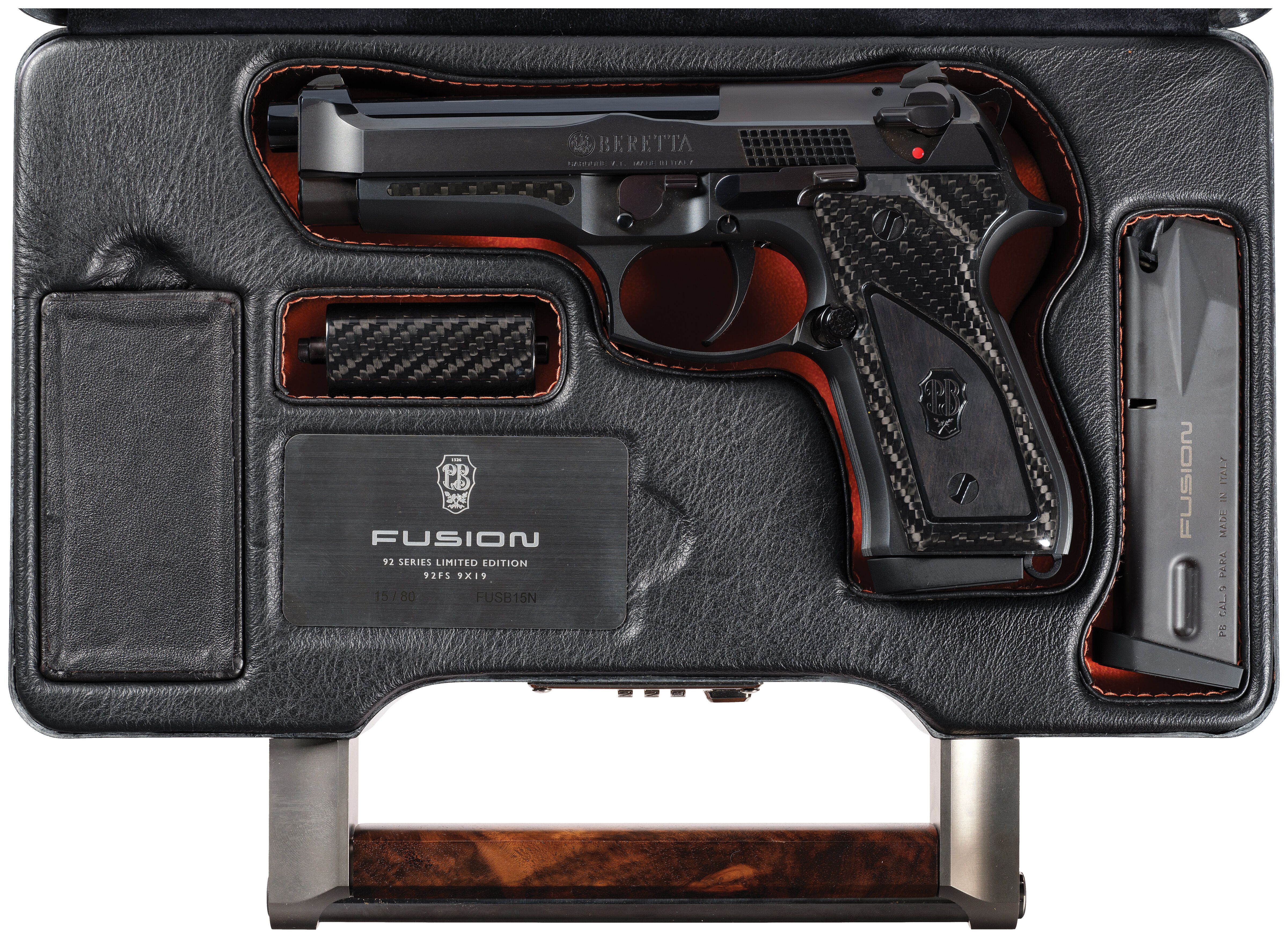 Cased Pietro Beretta/Beretta USA Model 92 FS Fusion Black