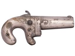 Factory Engraved Moore's Patent Firearms Co. No. 1 Derringer