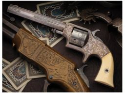 Engraved and Silver Plated Plant's Mfg. Co. "Army" Revolver