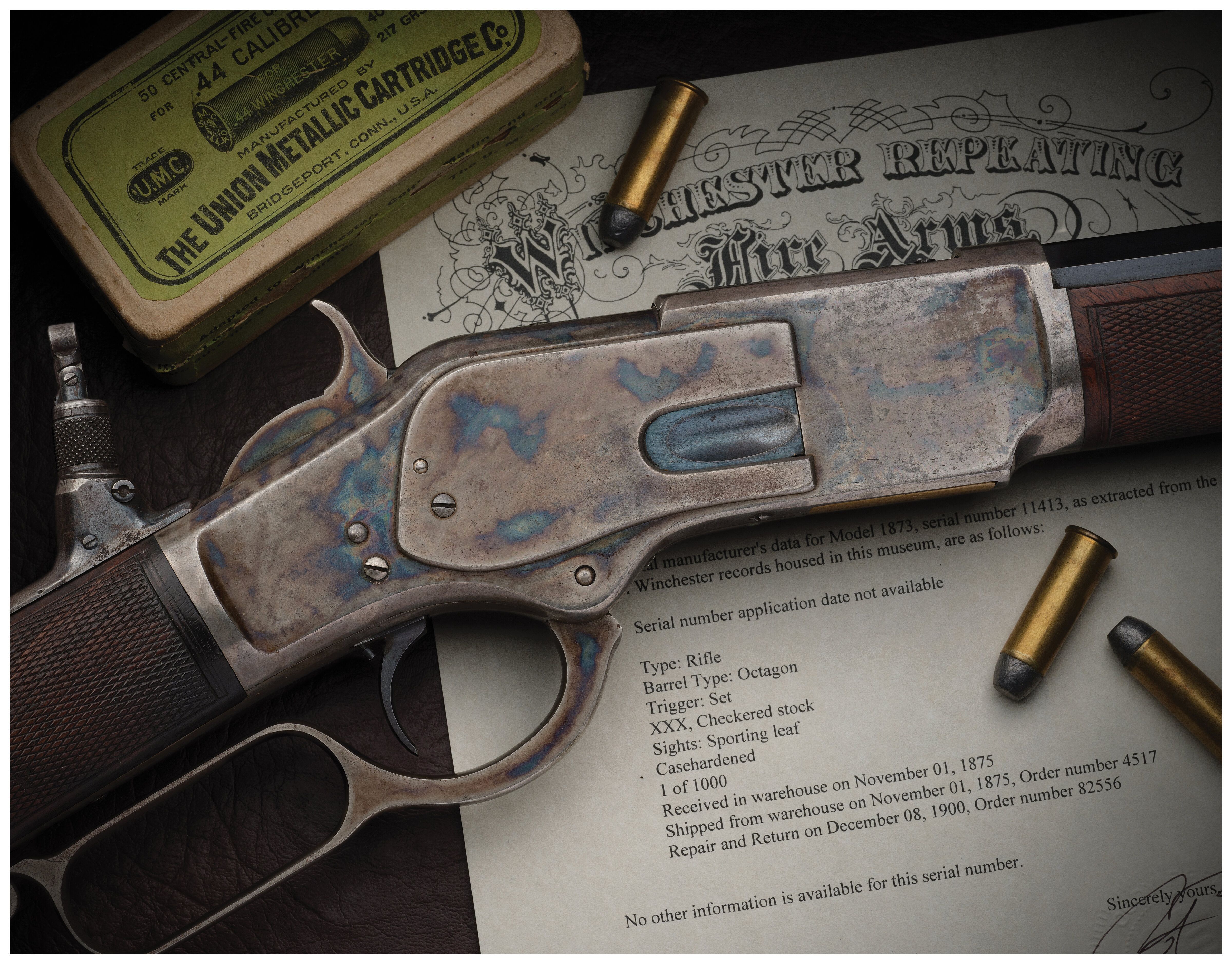 Documented One of One Thousand Winchester Model 1873 Rifle | Rock