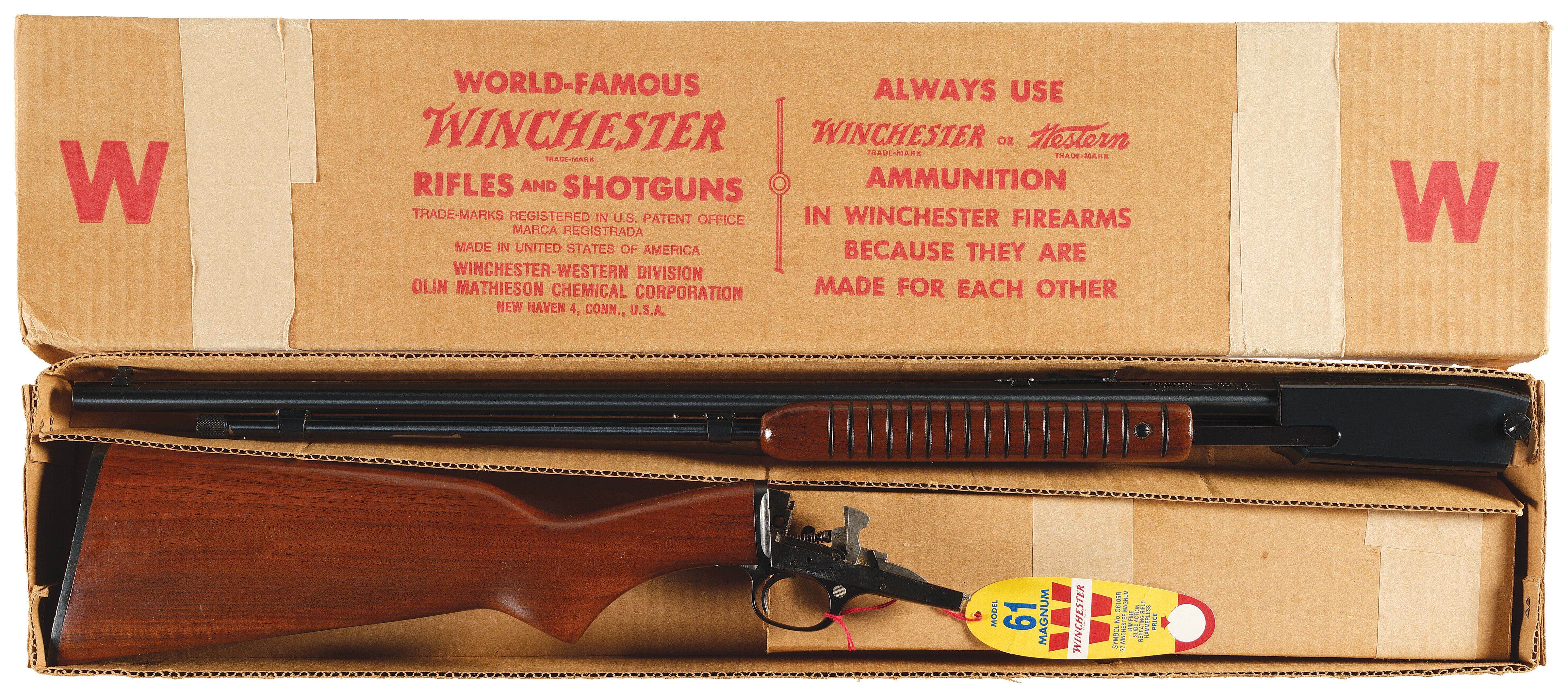 Winchester Model 61 .22 Winchester Magnum Slide Action Rifle