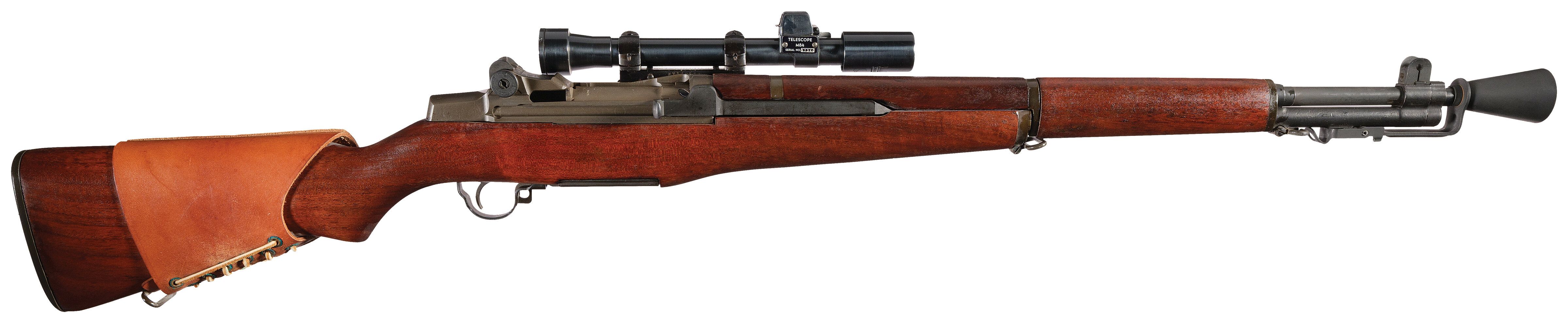 U.S. Springfield Armory M1C Garand Sniper Rifle with M84 Scope
