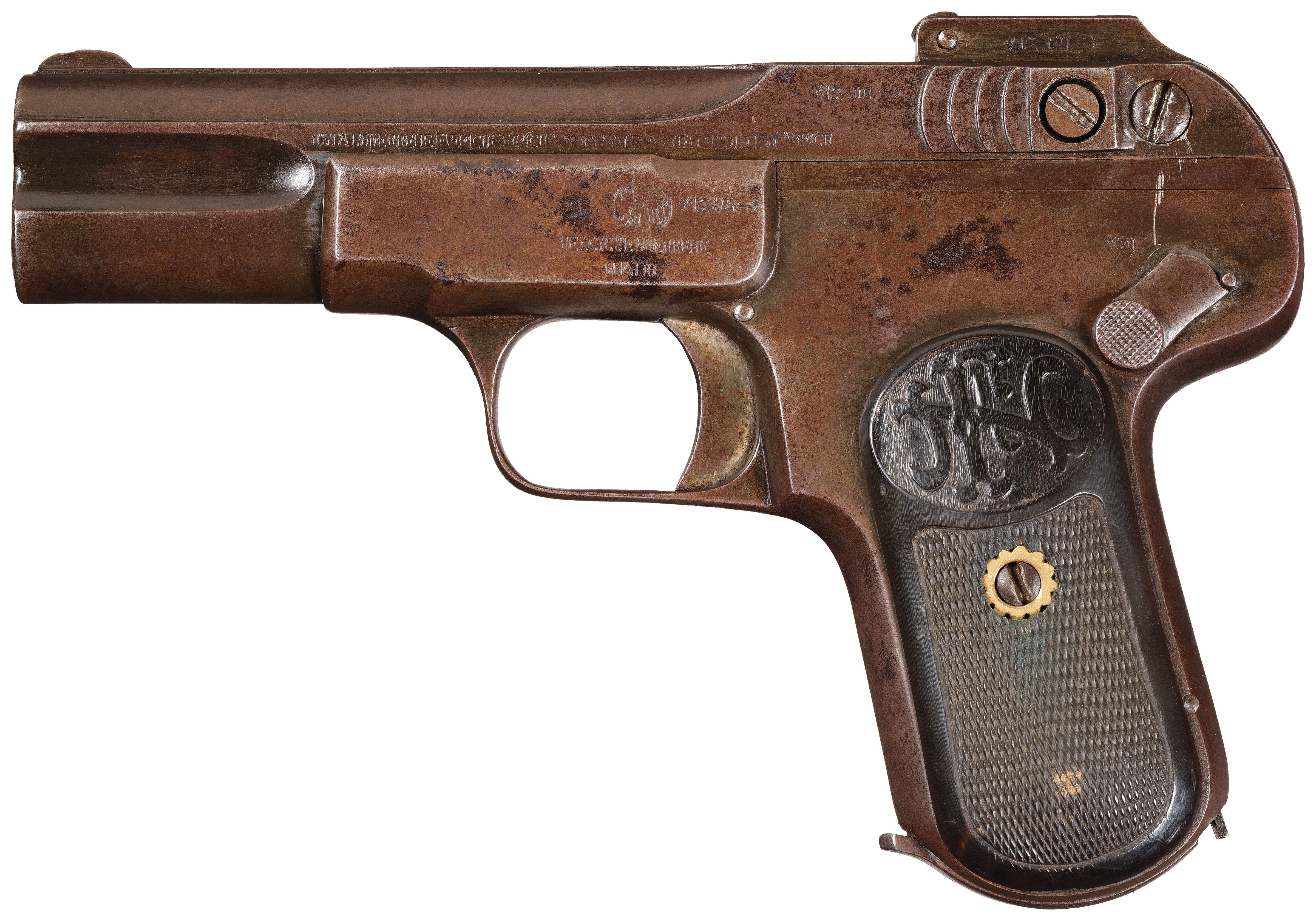 希少　THE 'NEW DRAMA' 1900-1914 Chinese Copy of a Fabrique Nationale Model 1900 Semi-Auto Pistol