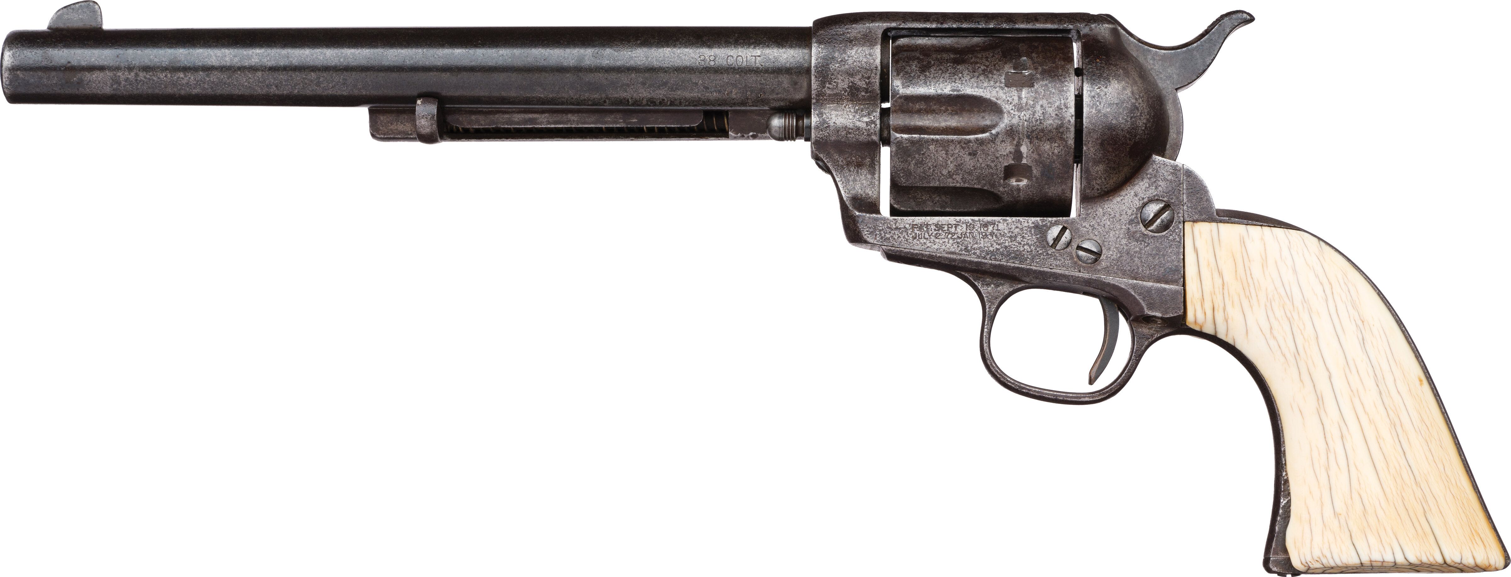 Antique Colt Single Action Army Revolver with 8 Inch Barrel | Rock