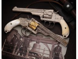 Pair of Engraved Merwin, Hulbert & Co. Medium Frame Revolvers