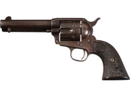Antique Colt Single Action Army Revolver with Factory Letter
