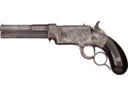 Factory Engraved Smith & Wesson Volcanic No. 1 Pistol