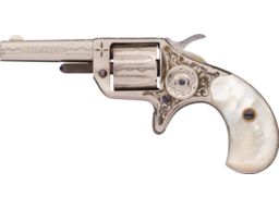 New York Engraved Colt Etched Panel New Line .22 Revolver