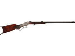 Factory Game Panel Scene Engraved Marlin Ballard Rifle