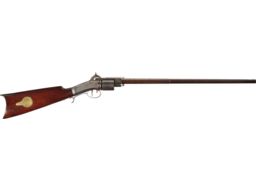 James Warner Retractable Cylinder Open Frame Revolving Rifle