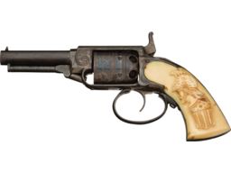 Engraved James Warner Pocket Revolver