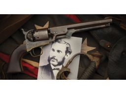 Colt Model 1851 Navy Revolver Inscribed to Major Joel Elliott