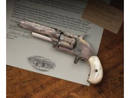 Nimschke Signed Engraved Smith & Wesson Model 1 1/2 Revolver