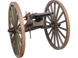 Reproduction Hotchkiss 1875 Mountain Gun with Carriage