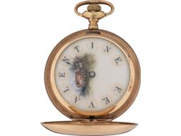 Gold Cased Pocket Watch Marked for Nebraska Retailer