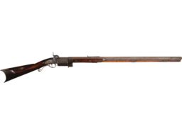 Engraved Miller Patent/Billinghurst Pill-Lock Revolving Rifle
