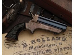 H. Holland Retailer Marked Tipping & Lawden Pepperbox Pistol 