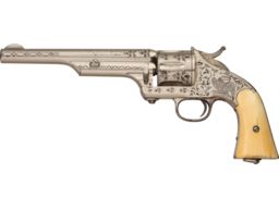 Factory Engraved Merwin, Hulbert & Co. Revolver with Ivory Grips