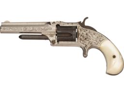 New York Engraved Smith & Wesson No. 1 1/2 Second Issue Revolver