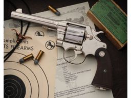Colt New Service Model Revolver with Factory Letter