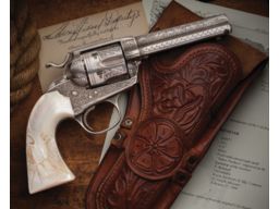 Factory Engraved/Inscribed Colt Bisley Model Revolver