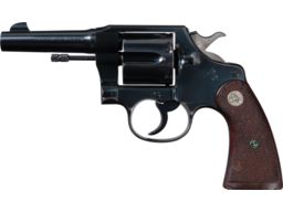 Dubuque Police Colt New Service Revolver with Factory Letter