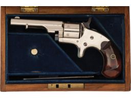First Year Production Colt Open Top Pocket Spur Trigger Revolver