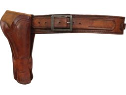 The Salt Lake Hardware Co. Marked Tooled "Mexican Loop" Holster