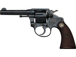 Documented Factory Engraved Colt Police Positive Revolver
