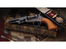 Book Cased Colt Model 1849 Pocket Revolver with Charter Oak Grip