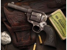 Colt "Fluted" Sheriff's Model Frontier Six Shooter Revolver