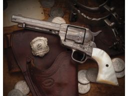 New York Engraved Antique Colt Single Action Army Revolver