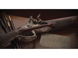 Simon Bolivar's Baucheron Pirmet Flintlock Double Barrel Shotgun