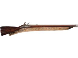 Engraved and Carved Flintlock Rifle