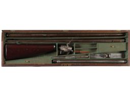 Cased Engraved Staudenmayer Stock Reservoir Air Rifle/Gun Set