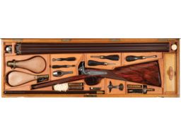 John Dickson & Son 8 Bore Double Barrel Percussion Shotgun