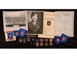 Medals and Documentation for a Marine Raider 