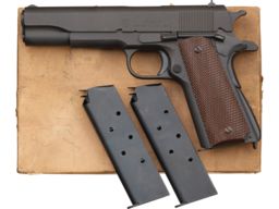 WWII U.S. Union Switch & Signal Co. M1911A1 Pistol with Box