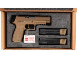 U.S. Army Issued SIG Sauer M17 Pistol with Box and FOIA Letter
