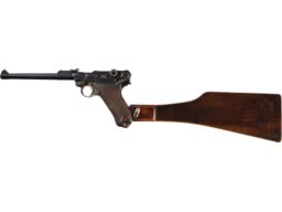 1917 Dated DWM Model 1914 Artillery Luger Semi-Automatic Pistol