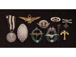 Grouping of European Aviation Badges and Memorabilia