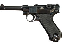 WWII Mauser "byf" Code "41" Date P.08 Luger Pistol with Holster