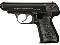 WWII German Police Proofed Sauer Model 38H Pistol with Holster